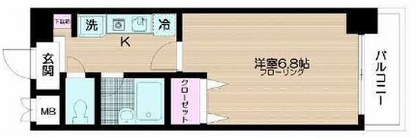 アウラ九段の物件間取画像